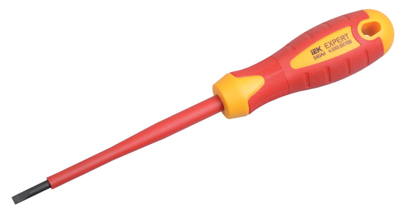 Отвертка крестовая EXPERT Pz1х80мм 1000В TSC-2PZ-180 IEK