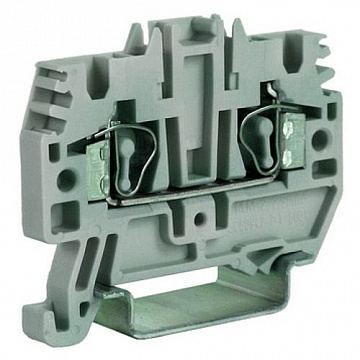 Клемма пружинная проходная DKC Quadro 6мм?, серый, ZHM320GR ZHM320GR DKC