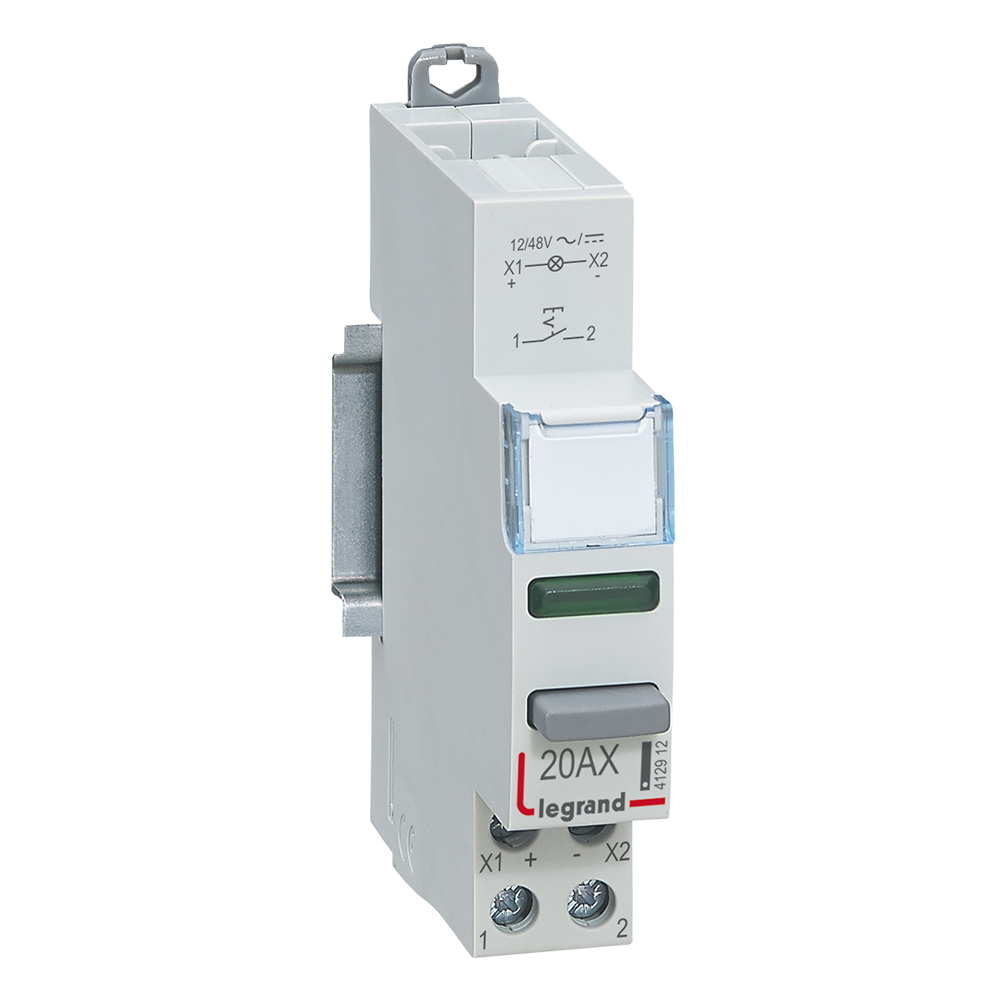 CX³ Выкл.Кн.Фикс. НО зел.инд 12/48В 412912 Legrand
