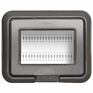Рамка 3 модуля LIVING LIGHT, серый 24603L Bticino