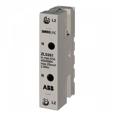 Клеммн.блок 63А ZLS261 2CCA205306R0001 ABB