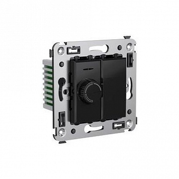 Светорегулятор поворотный AVANTI, 800 Вт, черный квадрат 4402133 DKC