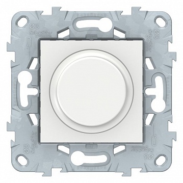 Светорегулятор поворотно-нажимной UNICA NEW, 200 Вт, белый NU551418 Schneider Electric