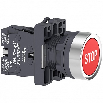 Кнопка Thorsman 22 мм² IP20, Красный XA2EA4342 Schneider Electric