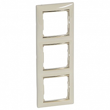 Рамка 3 поста VALENA CLASSIC, вертикальная, слоновая кость 774157 Legrand