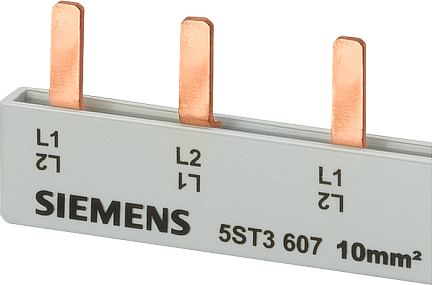 ШИНА ШТИФТОВОГО ТИПА БЕЗОПАСНАЯ ДЛЯ ПРИКОСНОВЕНИЯ 16КВ.мм² 2Х2-ФАЗ 5ST3636 Siemens