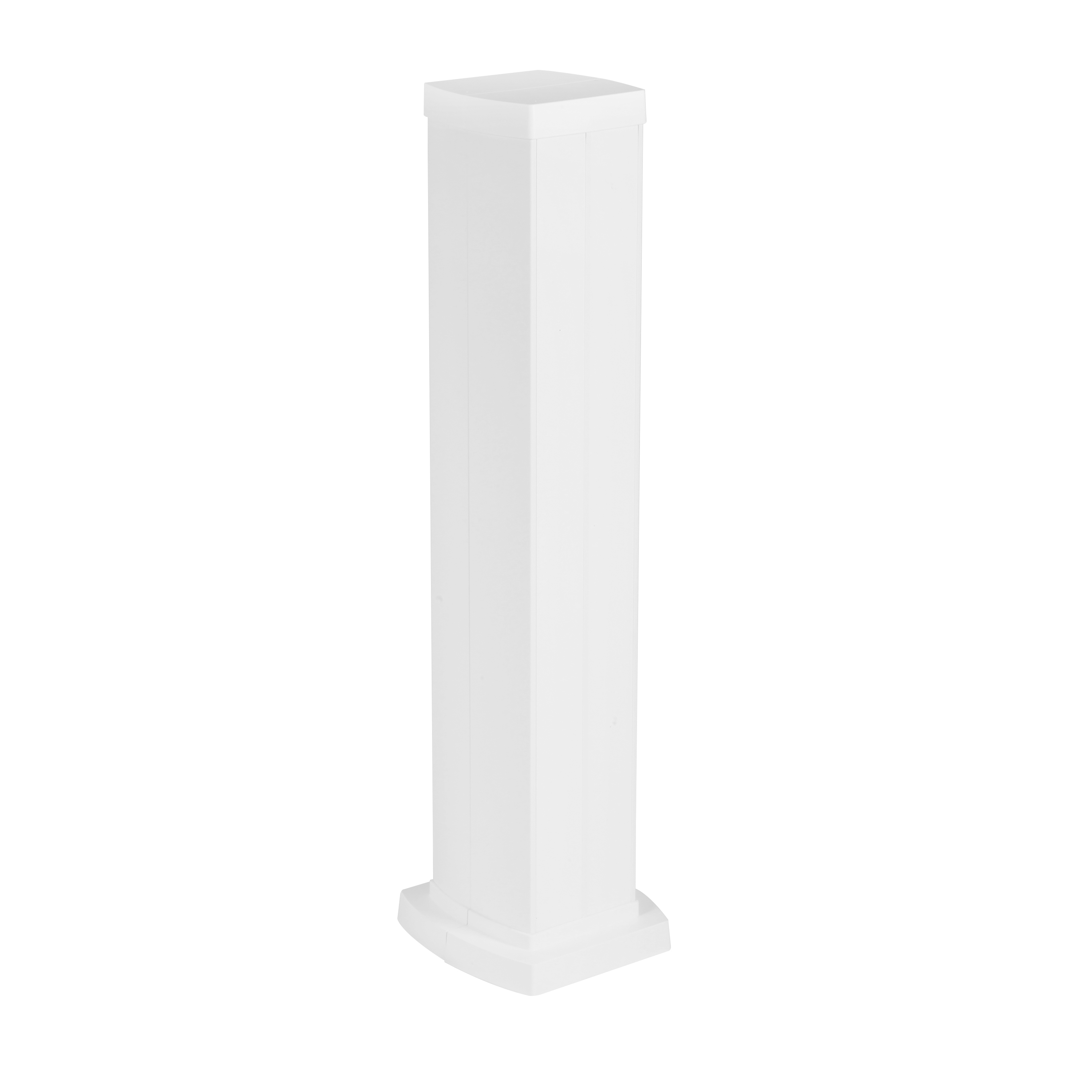 Snap-On мини-колонна алюминиевая с крышкой из пластика 4 секции, высота 0,68 метра, цвет белый 653043 Legrand
