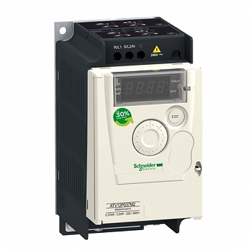 Преобразователь частоты ATV12 0.37КВТ 120В 1Ф ATV12P037F1 Schneider Electric
