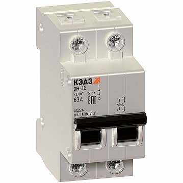 Выключатель нагрузки модульный ВН-32-2100-УХЛ3 141639 КЭАЗ