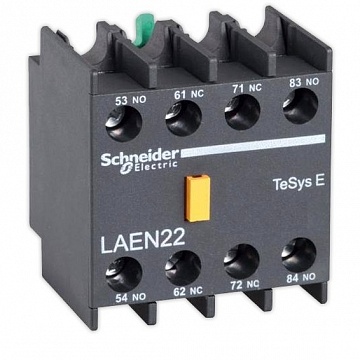 Дополнительный контактный блок 2НО+2НЗ (max 8064) LAEN22 Schneider Electric