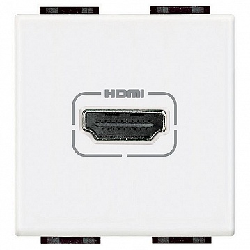Розетка HDMI LIVING LIGHT, белый N4284 Bticino