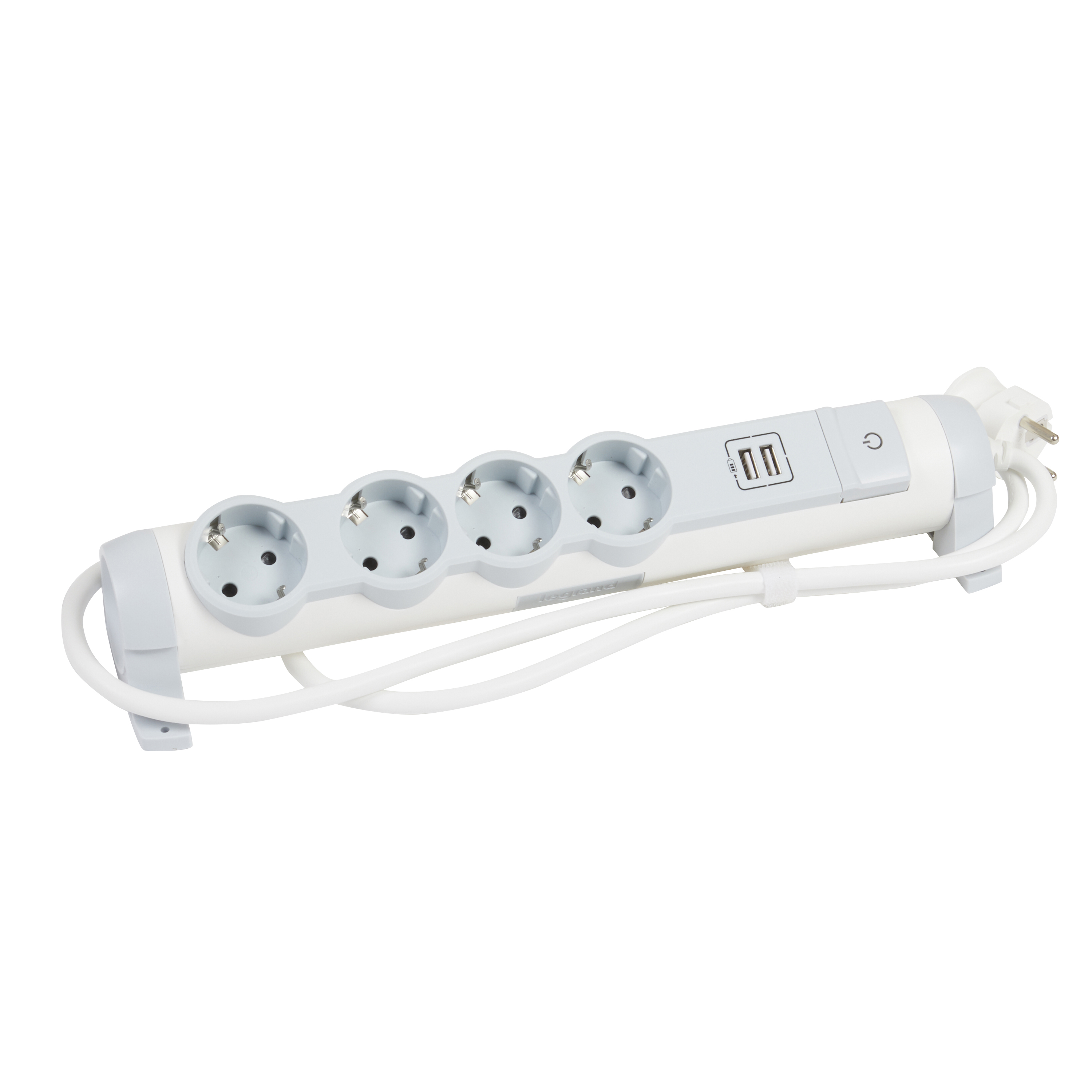 Многорозеточный блок с 2хUSB+4x2К+З - с кабелем длиной 1,5 м 694615 Legrand