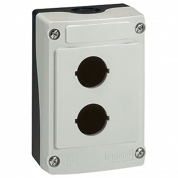 Корпус для сборки - Osmoz - 2 отверстия - серый 024202 Legrand