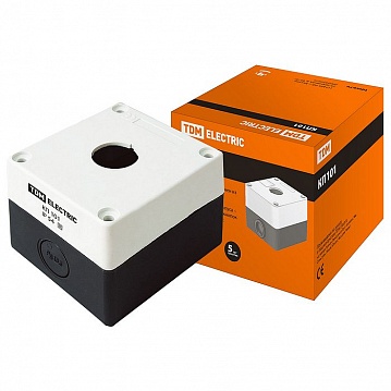 Корпус КП101 для кнопок 1место белый SQ0705-0001 TDM