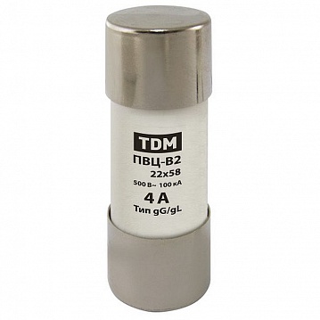 Плавкая вставка ПВЦ-В2 22х58 4А SQ0729-0024 TDM