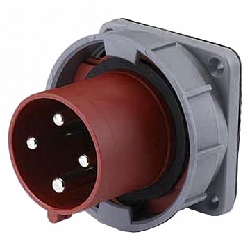 Вилка для скрытой проводки 634 3Р+РЕ 63А 380В IP67 В 26066DEK DEKraft