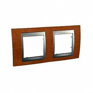 Рамка 2 поста UNICA TOP, горизонтальная, вишня MGU66.004.0M2 Schneider Electric
