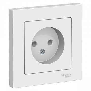 Розетка ATLASDESIGN, скрытый монтаж, белый ATN000140 Schneider Electric
