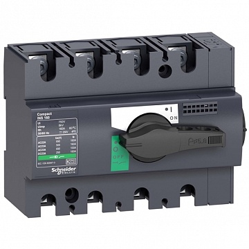 Рубильник Interpact INS 160А 4P, фронтальное исполнение 28913 Schneider Electric