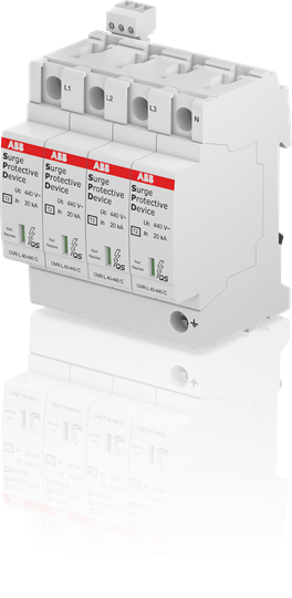 Ограничитель перенапряжения УЗИП OVR T2 4L 40-440 P TS QS 2CTB803873R5300ABB