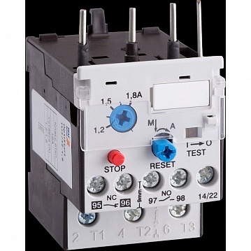 Реле перегрузки тепловое OptiStart TU 2,7-4А, класс 10A 117480 КЭАЗ