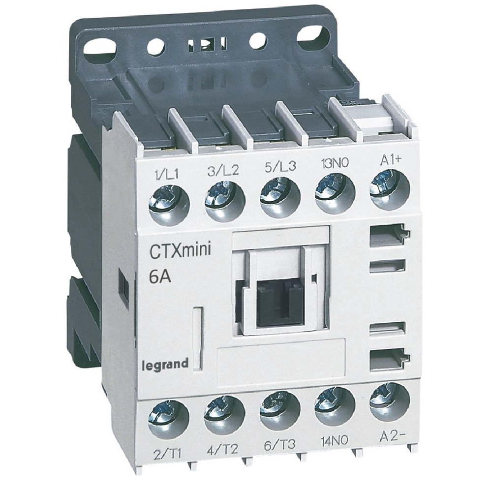 Контактор CTX³ Мини 3P 6A 1но =24В 417001 Legrand