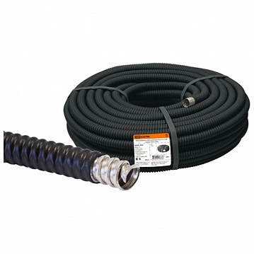 Металлорукав в ПВХ-изоляции РЗ-Ц-П нг d 50 черный (20м) SQ0407-0250 TDM