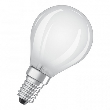 светодиодная лампа LED STAR+ CL P CRI90GL FR 40 5W(замена 40Вт),теплый белый свет(927),цоколь E14 4058075813694 OSRAM
