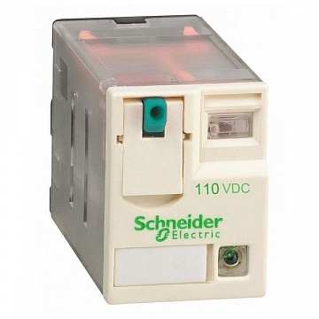Реле 4 CO светодиод 110В постоянного тока RXM4AB2FD Schneider Electric