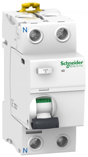 Выключатель дифференциальный (УЗО) ilD 2п 80А 300мА-S тип AC A9R15280 Schneider Electric