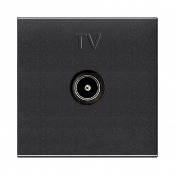 Розетка TV ZENIT, одиночная, антрацит N2250.7 AN ABB