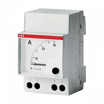 Амперметр щитовой ABB AMT 10А DC, аналоговый, кл.т. 1,5 2CSM410040R1001 ABB