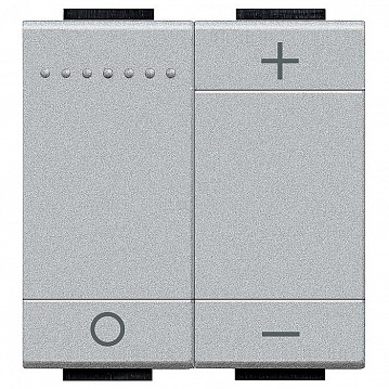Светорегулятор клавишный LIVING LIGHT, 600 Вт, алюминий NT4410N Bticino