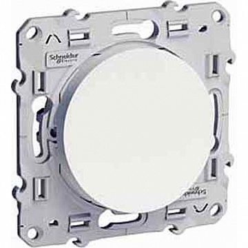Выключатель 1-клавишный ODACE, скрытый монтаж, глянцевый S52R201 Schneider Electric