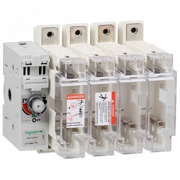 Рубильник с предохранителем TeSys GS 400А 4P, 2 GS2QQG4 Schneider Electric