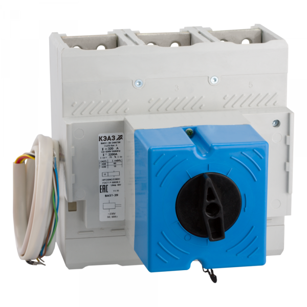 Выключатель автоматический ВА51-39-341830-320А-3200-690AC-НР400AC-ПЭ230AC-УХЛ3 221052 КЭАЗ