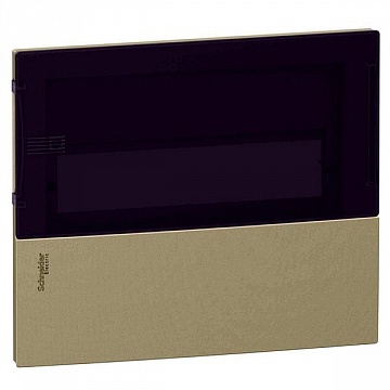 MINI PRAGMA бежевая ПЕРЕДНЯЯ ПАНЕЛЬ ВСТРАИВ. ЩИТА С ДЫМЧ. ДВ. 1РЯД/4МОД,Италия MIP40104T Schneider Electric