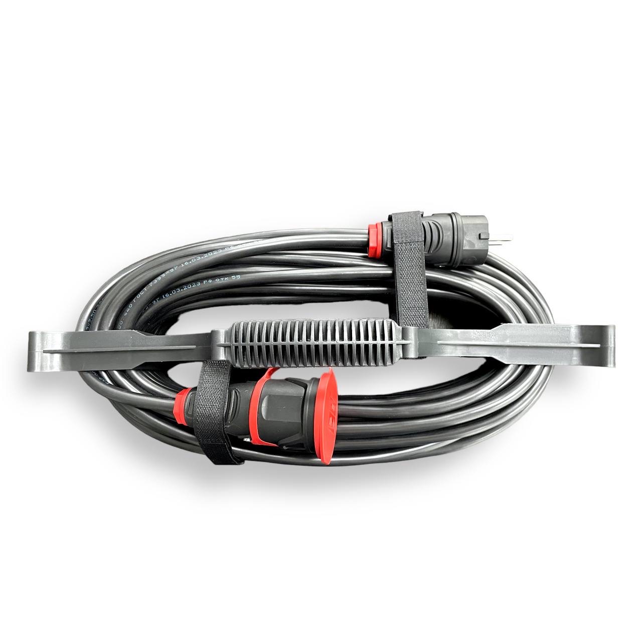 Силовой удлинитель на рамке с заземлением серии iCONNECT PRO ПВС 3х2,5 мм 1 гнездо IP54 ГОСТ 10 м i-CONNECT-PRO-SUR-PVS-325-1-54-10 iTOK