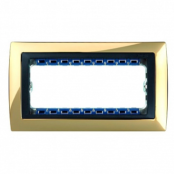 Рамка 8 узких модулей 82, золотой 82884-66 Simon