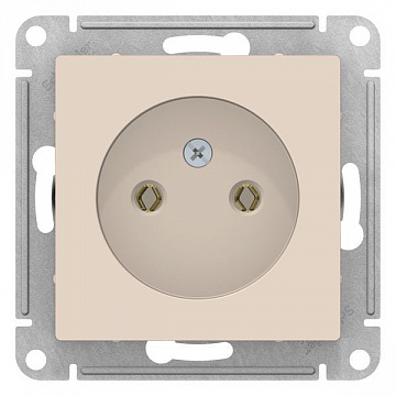 Розетка ATLASDESIGN, скрытый монтаж, бежевый ATN000241 Schneider Electric
