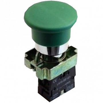 Кнопка LAY5 22 мм² 660/440В, IP40, Зеленый код. BBG70-BC-K06 IEK