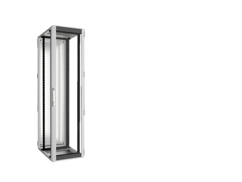 TS IT Шкаф 600x2200x800 47U с обзорной и стальной дверью IP55 19` монтажные рамы 5531131 Rittal