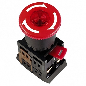 Кнопка ANE-22 22 мм² 660/440В, IP40, Красный BBG40-ANE-K04 IEK