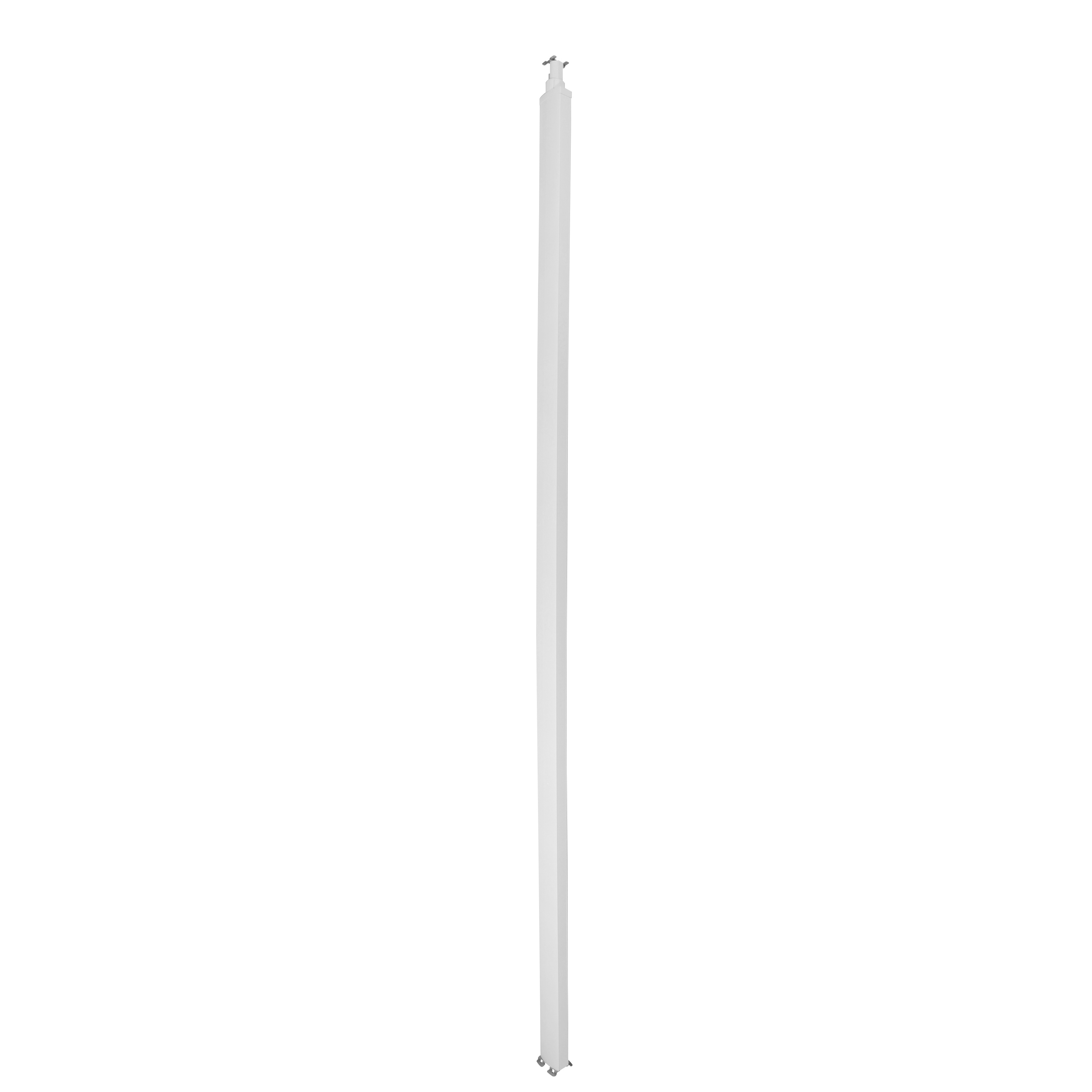 Snap-On колонна пластиковая с крышкой из пластика 2 секции 4,02 метра, с возможностью увеличения высоты колонны до 5,3 метра, цвет белый 653033 Legrand