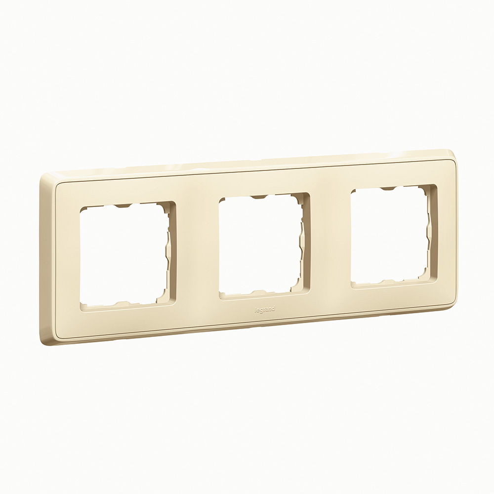 Cariva DIY Рамка 3 поста слоновая кость 695981 Legrand