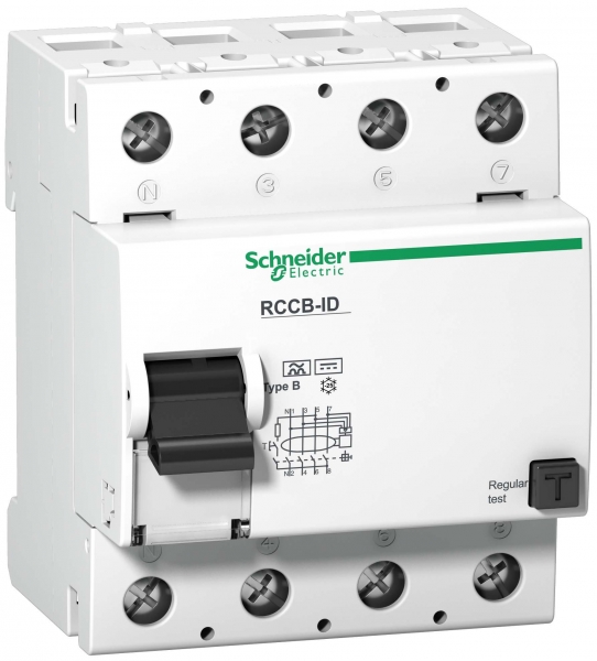 Выключатель дифференциальный (УЗО) ID 4п 40А 500мА тип B 16755 Schneider Electric