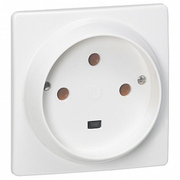 Розетка силовая 3К+З 32А боковой выход 100х100 мм 055815 Legrand