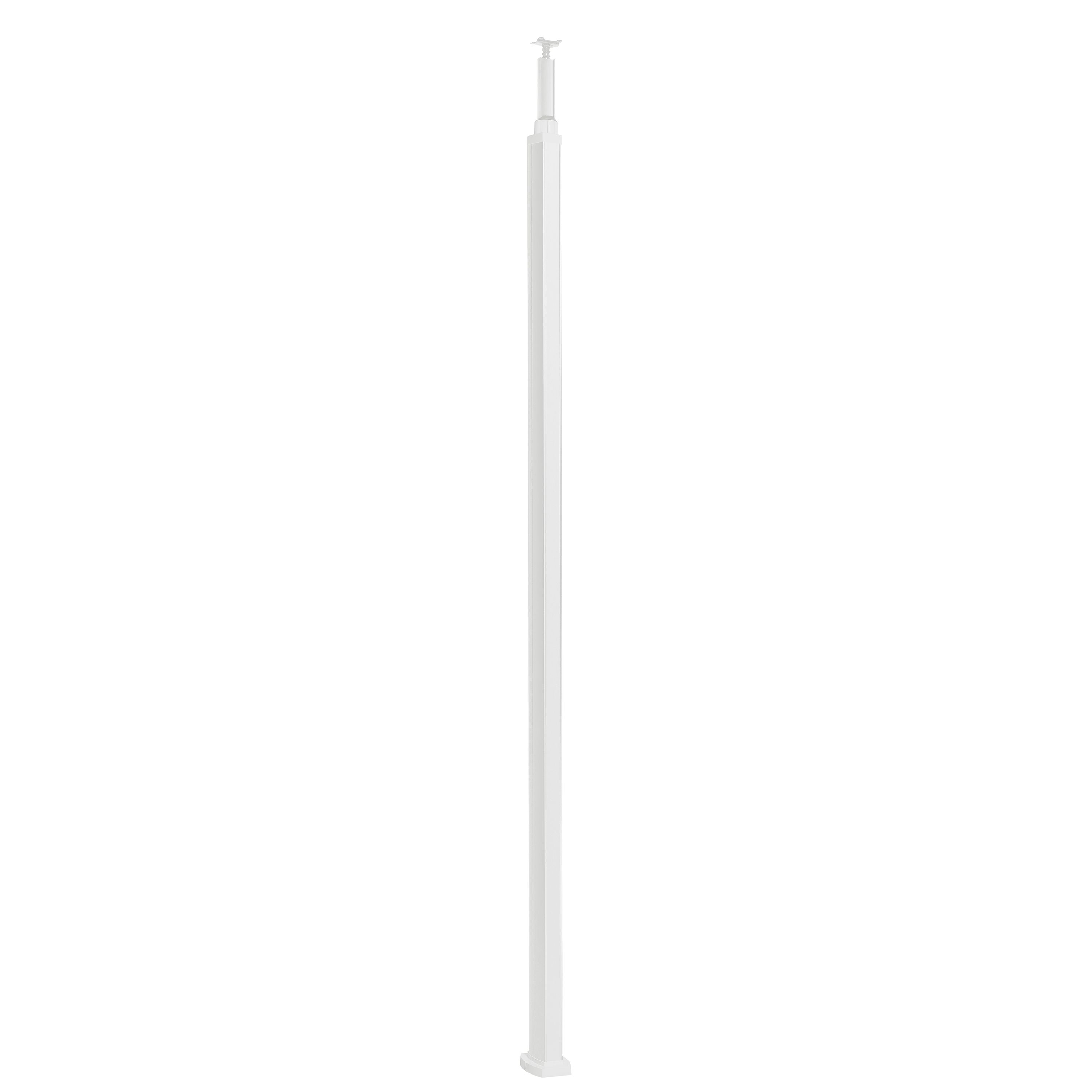 Snap-On колонна пластиковая с крышкой из пластика 2 секции 2,77 метра, с возможностью увеличения высоты колонны до 4,05 метра, цвет белый 653030 Legrand