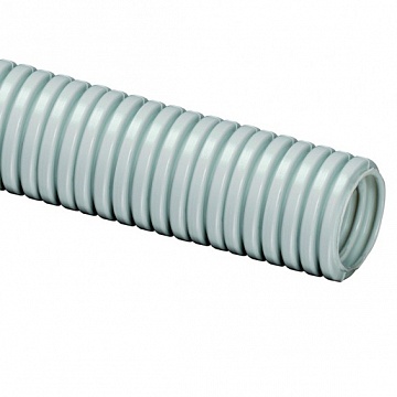 Труба ПВХ гибкая гофр. д.25мм, лёгкая без протяжки, 25м, цвет серый (упак. 25м) 9092525 DKC