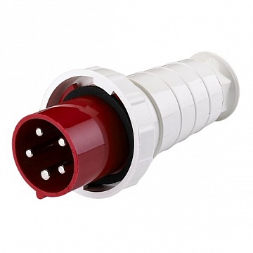 Вилка переносная 045 3Р+РЕ+N 125А 380В IP67 ВП-102 aft 26009DEK DEKraft